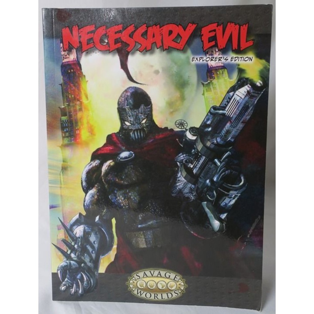 Savage Worlds Necessary Evil Explorers Edition RPG Book Pinnacle S2P10011